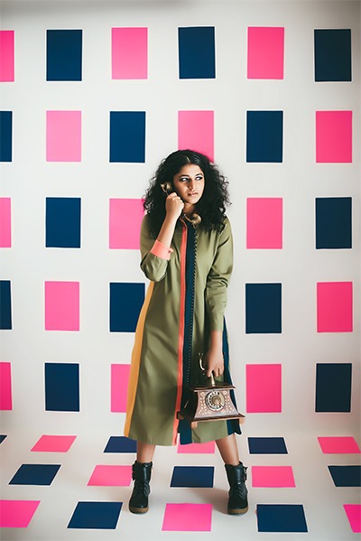 colour blocking fashion blogger in mumbai