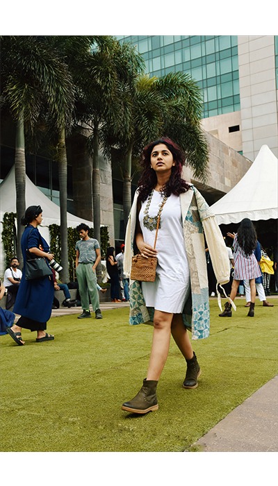 lakme fashion week winter festive 2018, lakme fashion week looks, latest trends, what to wear to fashion week in india, best street style looks from lakme fashion week, sustainable fashion india, sustainable fashion lakme fashion week, shein india fashion show, shein fashion show, sonal agrawal, pinkpeppercorn, latest women's fashion, fashion show, LFW 2018, LFWWF 2018